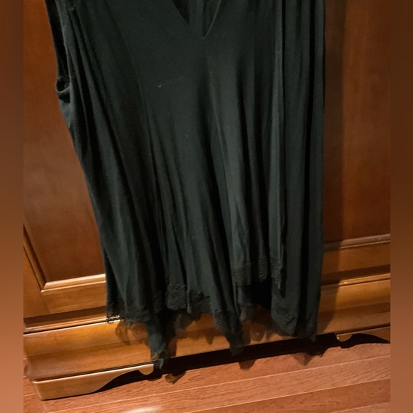 Signature Collection Black Sleeveless Lace Top Size 1X - Picture 3 of 9